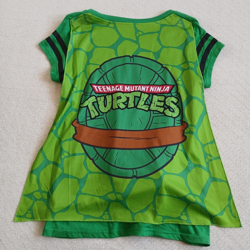 tmnt ♡ cape tee shirt costume cosplay ninja turtles dress up halloween 90s toons